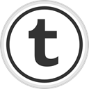 Logo, Social, Tumblr, media, online DarkSlateGray icon