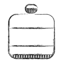 water, Camping, Camp, canteen Black icon