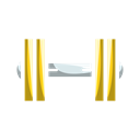 fitness, Muscles, gym, Barbell, Dumbbells Black icon