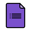 google, Forms, document, File, Data SlateBlue icon