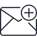 mail, Letter, Business, Address, Communication, Mailbox, Email, envelope Black icon