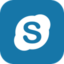 Skype, Social, Communication, media, video, online DarkCyan icon