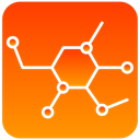 scientific, Molecular DarkOrange icon