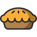 baker, pie, food, Dessert, Bakery Black icon