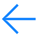 Left, Arrow, line, turn, Direction Black icon