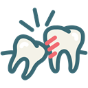 Dentist, tooth, dental, Dentistry, Toothache, dental treatment, wisdom tooth Black icon