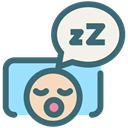 Dentistry, oral hygiene, snore, tooth, Sleeping, dental, Dentist SeaGreen icon