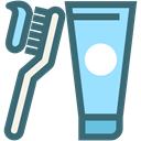 oral hygiene, dental, Dentistry, Clean teeth, Dentist, toothpaste, Toothbrush SeaGreen icon
