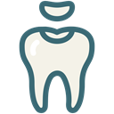 dental treatment, molar cavity, Dentist, medical, tooth, dental, Decayed tooth Black icon