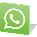 Whatsapp, Logo, social media, Social, media, Chat YellowGreen icon