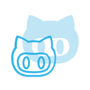 Github, media, Logo, Social DodgerBlue icon