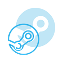 steam, media, Logo, Social DodgerBlue icon
