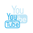 Social, youtube, media, Logo Black icon