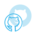 media, Logo, Social, Github DodgerBlue icon