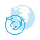 Firefox, Logo, Brand, Logos, Brands DodgerBlue icon