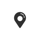 location, Facebook, Map, Gps Black icon