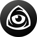 internet, Eye, Iconfinder, Black white, iconfinder logo, icon market, iconfinder icon DarkSlateGray icon