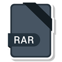 document, File, Rar, name DarkSlateGray icon