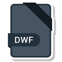 document, paper, Format, Extension, dwf DarkSlateGray icon