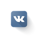 Logo, vkontakte, Vk Black icon