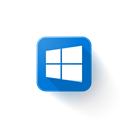 windows, microsoft, Logo Black icon
