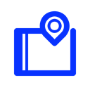 Direction, Destination, Map, Gps, location, pin, Address Black icon