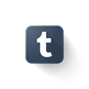 Logo, Tumblr Black icon