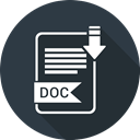 document, File, Format, Doc, type DarkSlateGray icon