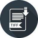 File, Tiff, file format, Extensiom DarkSlateGray icon