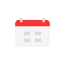 Calendar, date, event, logs Black icon