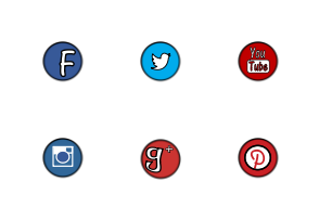 Popular Social Media icon packages