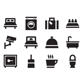 Hotel Services icon packages