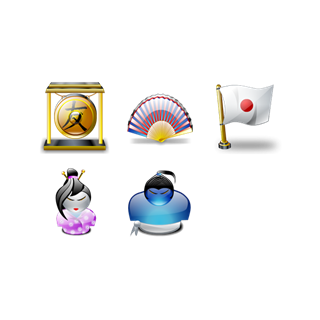 Japanese Tradition icon packages
