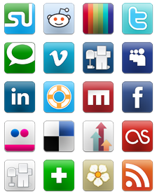 Kadom Clean Social Icons icon packages