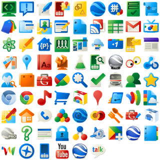 Google Products icon packages
