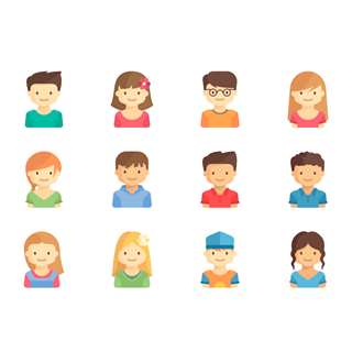 Kids Avatars icon packages