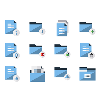 Files and folders icon packages
