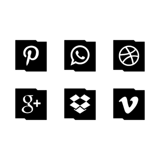 Free Social Media Edgy icon packages