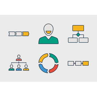 Business process 1 icon packages