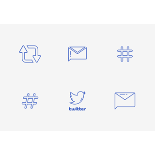 Twitter UI icon packages