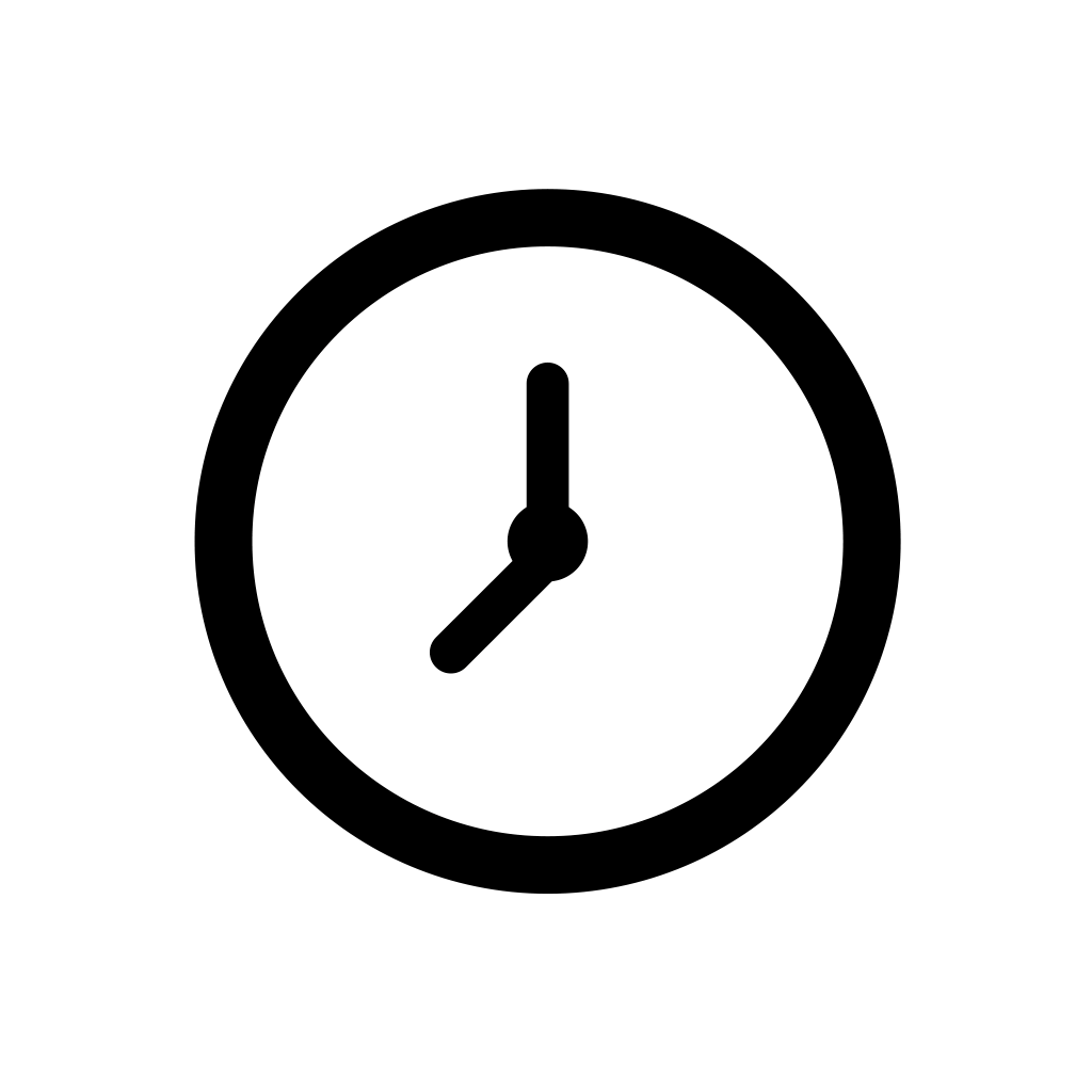 time, Clock icon