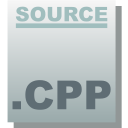 Cpp, Source DarkGray icon