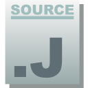 J, Source DarkGray icon