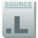 L, Source DarkGray icon