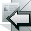 mail, replylist DarkGray icon