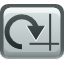 rotate, Cw Silver icon