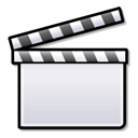 movie, video, media, film, Clapboard Gainsboro icon