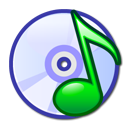 Cdaudio, unmount Lavender icon