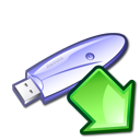 usbpendrive, mount Black icon