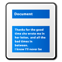 document DodgerBlue icon